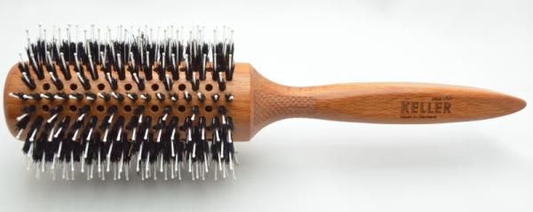 Rundhaarbürste Durchmesser 38x74 mm Wildschweinborste und Frisierstifte mit Noppen Profi-Stylingbürsten